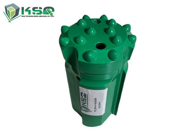 Hard Water Well Drill Bits T45 89mm Ballistic Mining Drill Bits  4 Flushing Holes