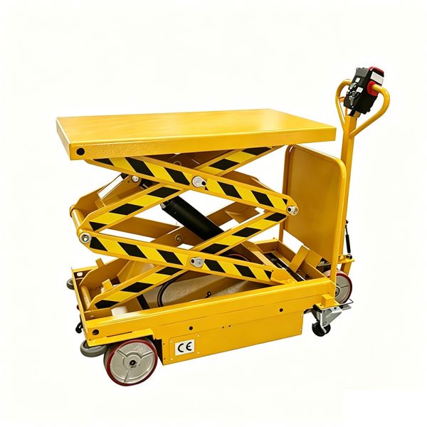 Heavy Duty Hydraulic Industrial Lift Table Cart Motorized Scissor Platform Workstation