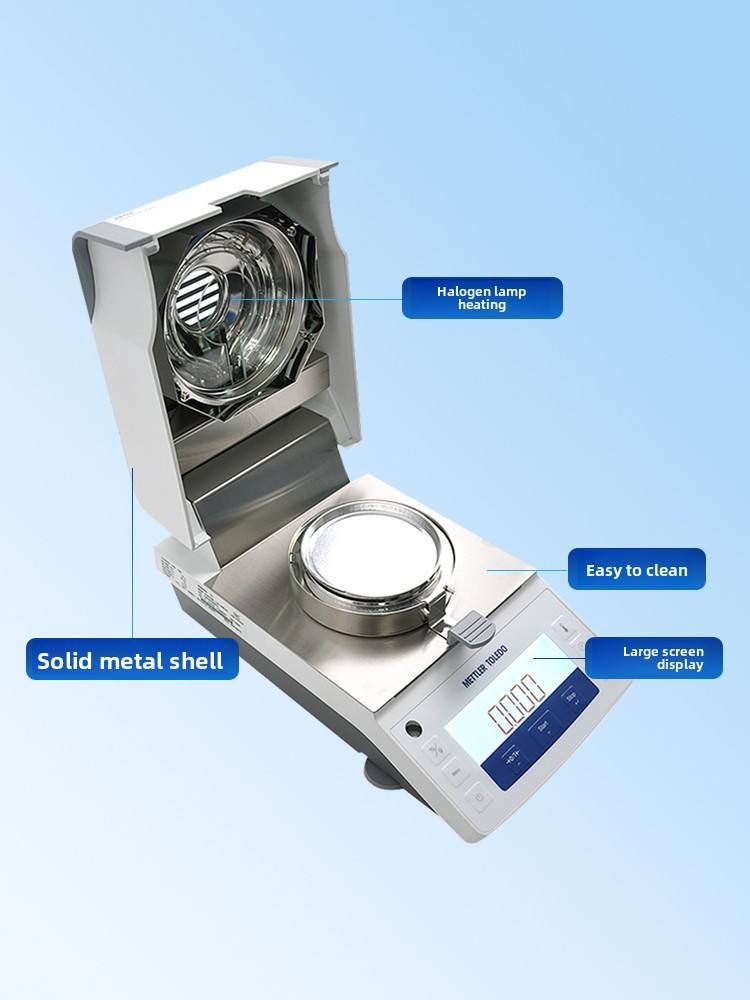 HE53 Halogen Moisture Analyzer for Food, Pharma, Chemical | Fast & Precise Moisture Content Tester