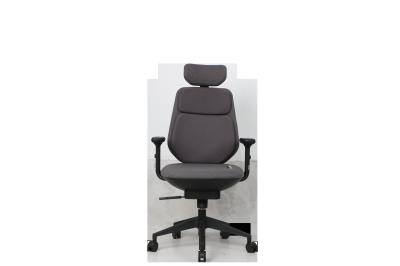 Cadeira de escritório executiva cinza PP GF com base reforçada STG Cadeira executiva ergonômica para PC