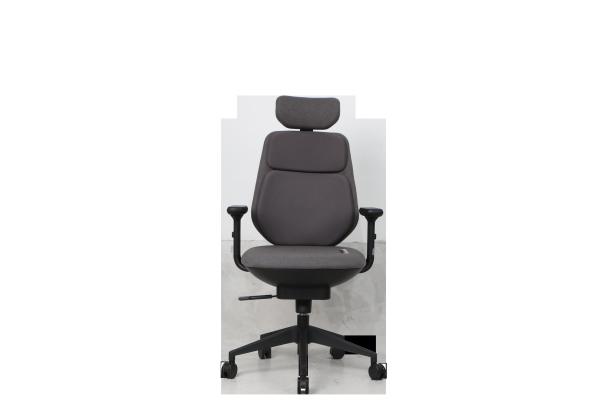 Cadeira de escritório executiva cinza PP GF com base reforçada STG Cadeira executiva ergonômica para PC