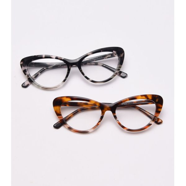 Cat Eye Women Optical Acetate Frame Glasses Fashion Retro glasses