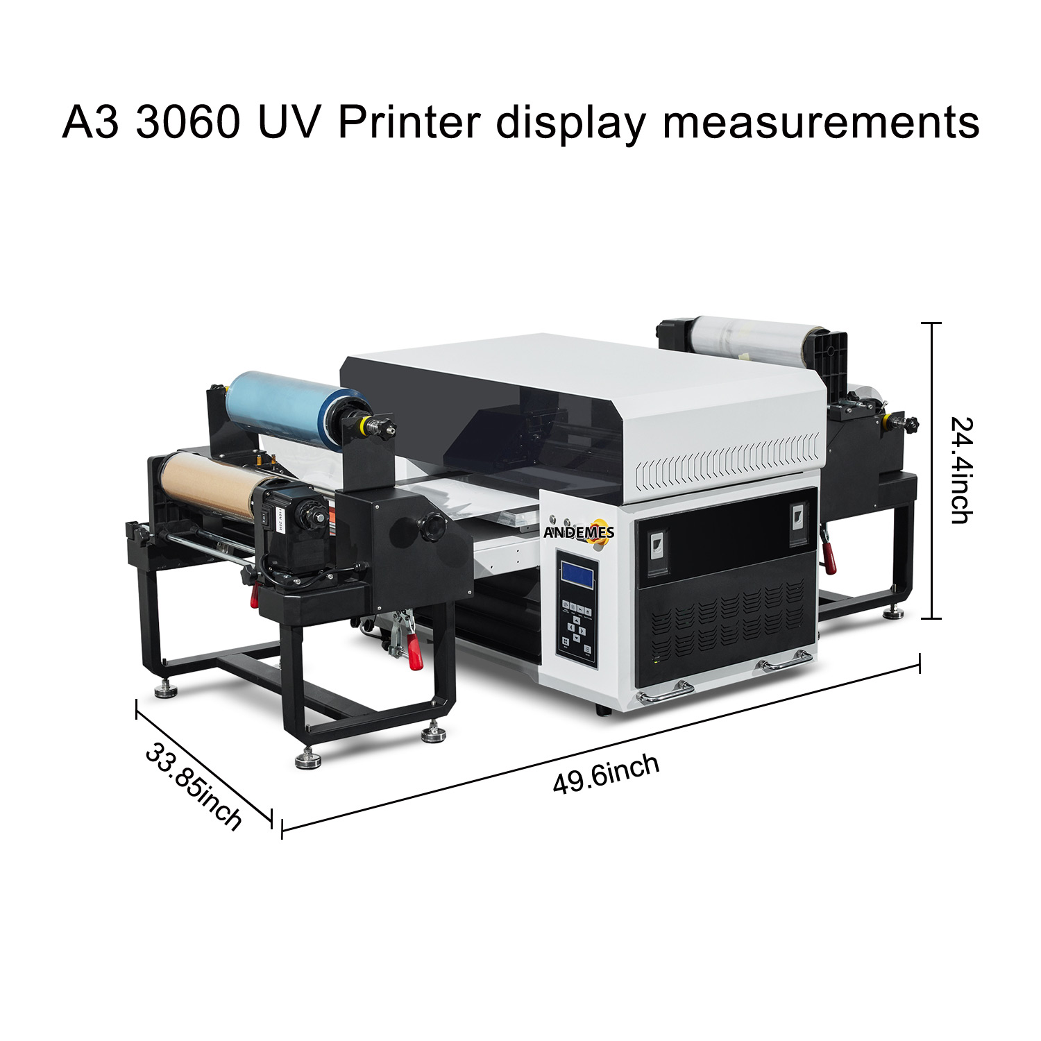 LED UV Flatbed and Roll to Roll Printing A3 Size UV DTF Printer with Maintop Software