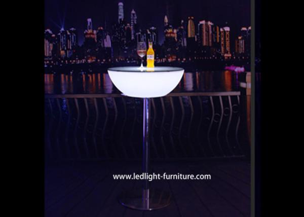 Iluminação de dobramento acima da tabela de cocktail do diodo emissor de luz/mesa de centro interativa do diodo emissor de luz com parte superior de vidro