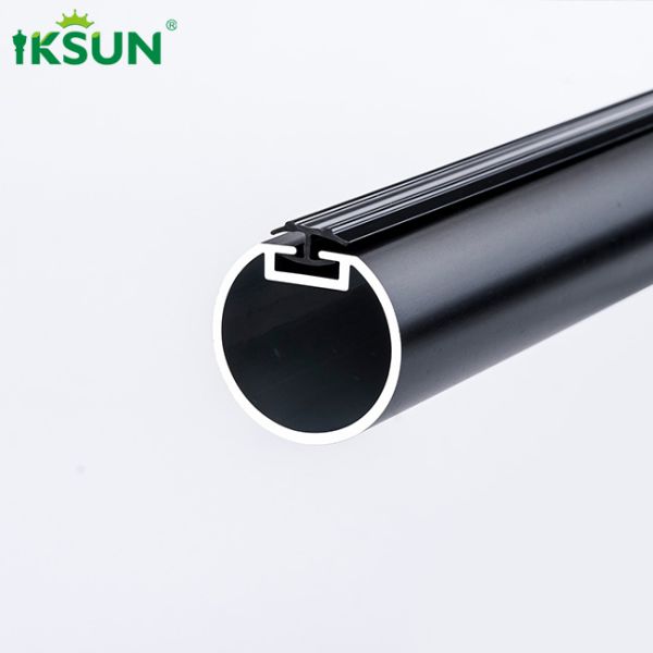 28mm Morandi Aluminium Curtain Pole Powder Coating For Home Decor