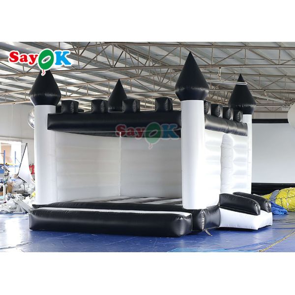 Tarpaulin White Castle Jumper Wedding Inflable Bounce Jumping For Party Rental
