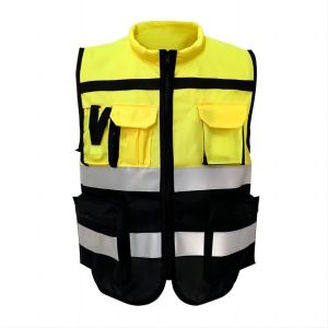 360 Degree Reflective Safety Vest with 120g Polyester Fabric and 5cm High Reflective Tape for Industrial Use