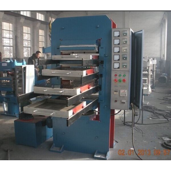 customized clamping forceforklift solid tyre press/tire vulcanizing machine