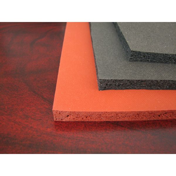 Double Impression Fabric Silicone Sponge Sheet with Heat Insulation and Aging Resistance