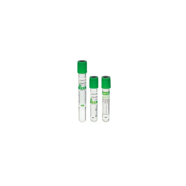 CE ISO Vacuum Blood Collection Tube with Heparin Lithium 2ml 7ml Glass PET