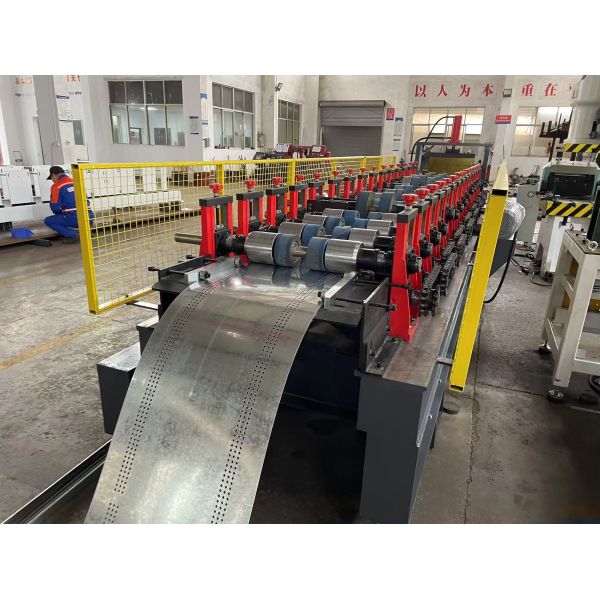 0.75-1.0mm Thickness Color Steel Storage Racking Shelf Panel Roll Forming Machine