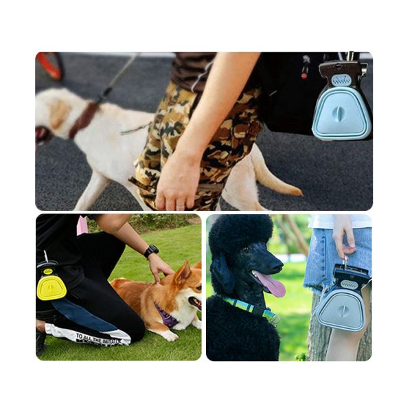 Blue Handheld Dog Poop Scoop Portable Pooper Scooper For Walking