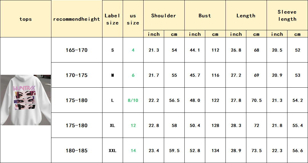 Fabric 440g Women Sweatshirts Personalized Print Wool Hoodie Women'S 68cm