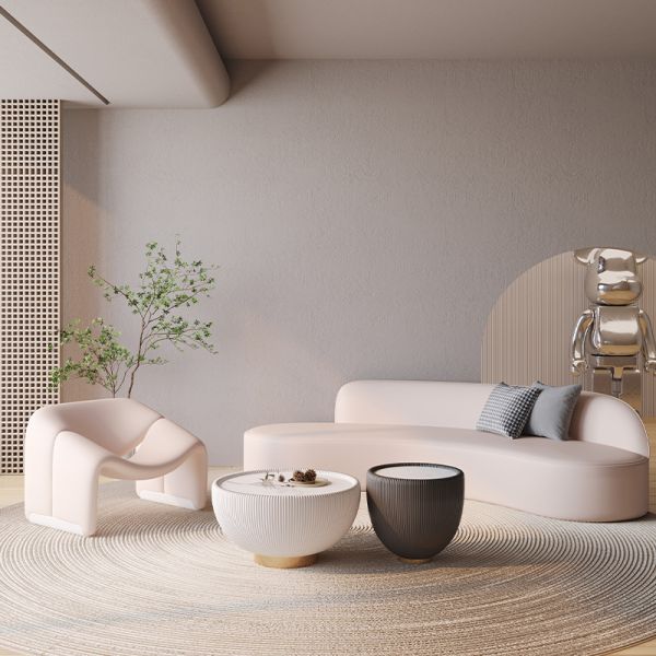 Почтовая упаковка Пятизвездочный отель Лобби Лоунг Диван с бархатной тканью