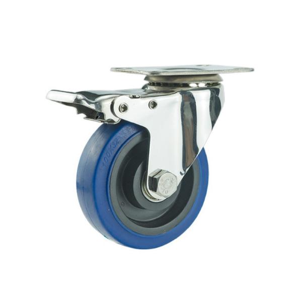 Bearing Type Ball Bearing 100kg Load Capacity Swivel Nylon Caster Wheel for Industrial