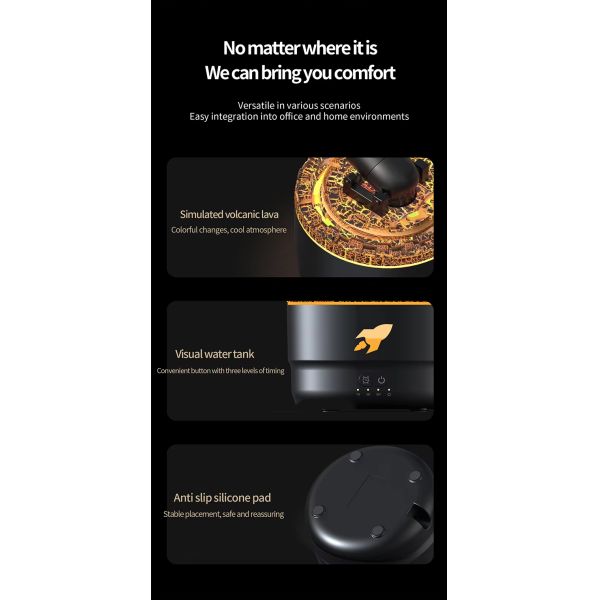 Color Timed Electric Aroma Air Humidifier Desktop Use Waterless Aromatherapy Diffuser