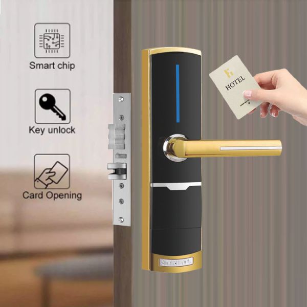 Замки гостиницы Mortise ANSI карты RF Temic электронные 310×72mm RFID