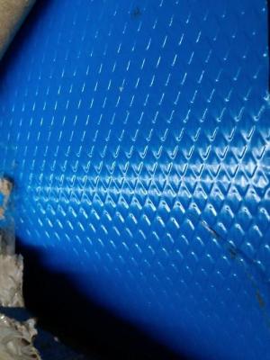 Blue Embossed Pre Painted Steel Sheet SMP Coating For Wall Decoration Material