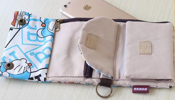 ROHS Fadeless Zippered Coin Purse Hello Kitty Mini Canvas 26.5x10x13CM