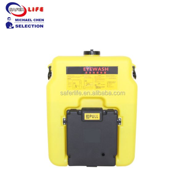 Portable wall mounted eye wash station safety 16 gallon