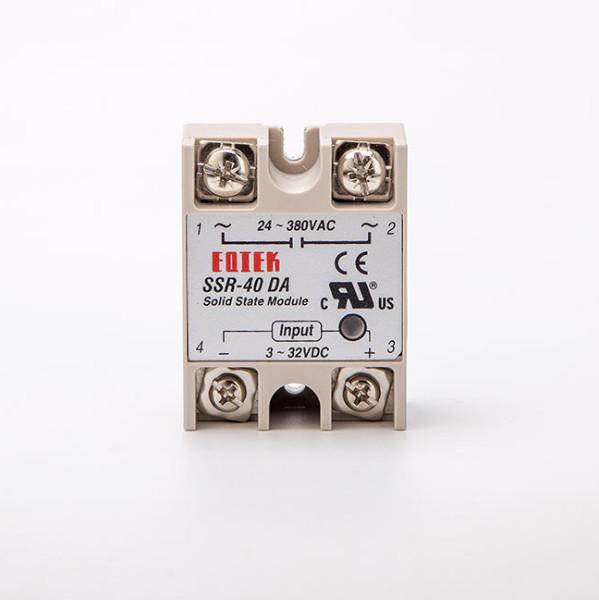 SSR-40DA 40A 3-32V DC TO 24-380V AC SSR 40DA relay solid state Plastic Cover Case Factory Directly SSR-40DA