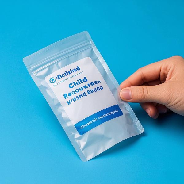 Medical Grade Child Proof Zipper Pouches Resealable For Prescription Drugs Wholesale