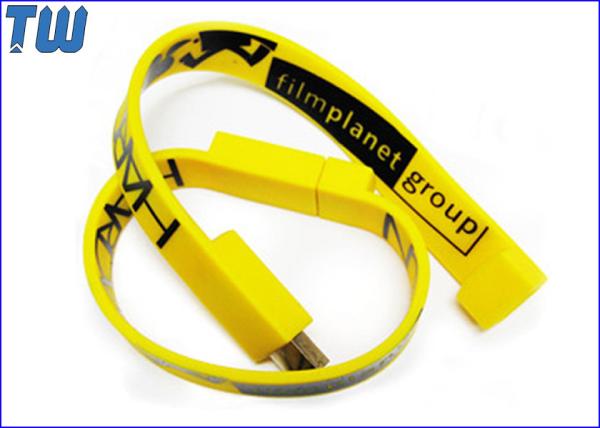 Silicon Bracelet 1GB USB Pen Drive Wristband Colorful Soft Flexible