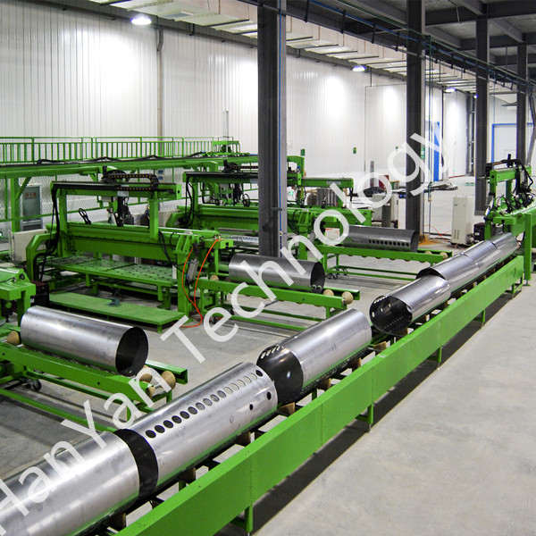 Customized Solar Water Heater Welding Production Line Diameter 10mm - 120mm
