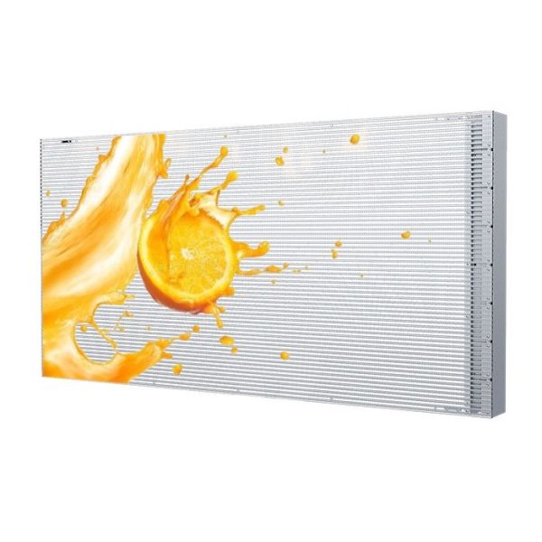 P6 Building Facade Seamless Adhesive Transparent LED Film Curtain Wall Display