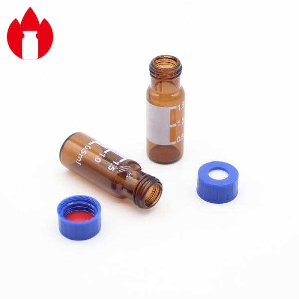 9mm Plastic Screw Caps PP Material Blue Color For Chromatographic Bottle