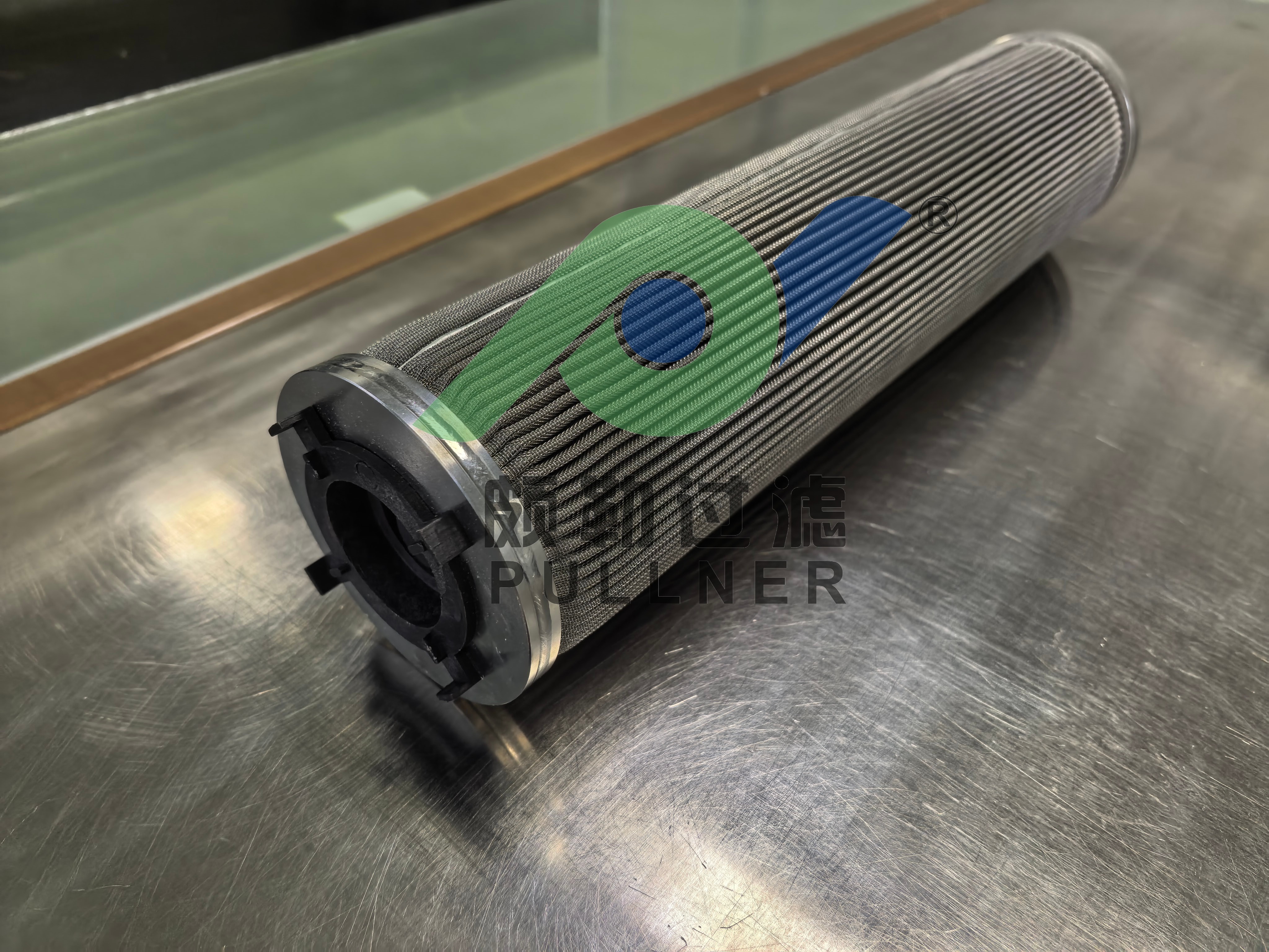 Customized Filter End Cap: 10 inch 316L Stainless Steel Pleated Filter Cartridge Sintered Fiber Felt for High Temperature Industrial Filtration