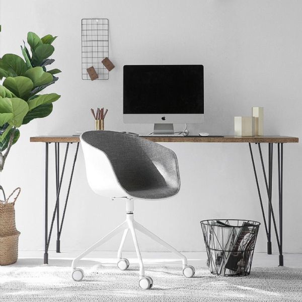 Contemporary Wood Dining Room Table 120×60×75CM With Minimalism Design