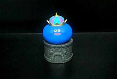 Blue Color Small Anime Figures , Anime Character Figures Crown Shaped