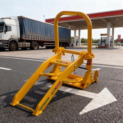 ISO9001 1100mm Length Folding Parking Barrier