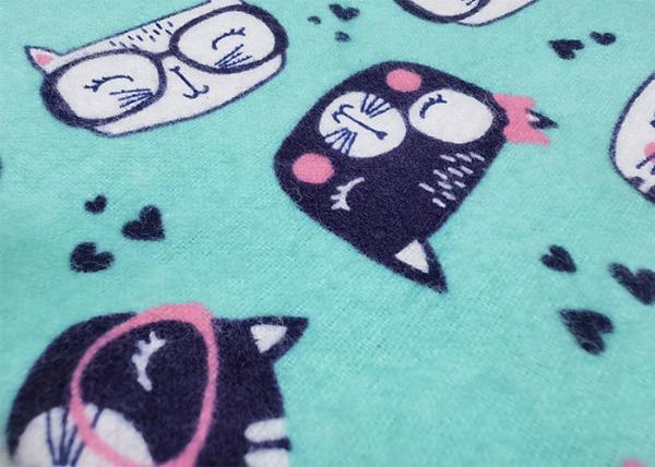 150-200g/m2 100 Cotton Flannel Fabric Printed Cotton Flannel Pajamas Fabric