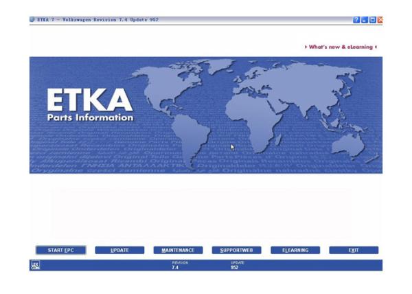 ETKA Electronic Catalogue V7.5 Automotive Scan Tool Software For Audi VW Seat Skoda
