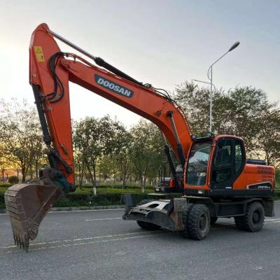 Doosan DX210W Used Wheel Excavator Hydraulic Mini Second Hand Digger 20100 kg