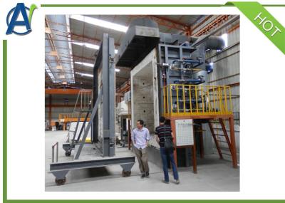 Máquina vertical da fornalha do teste da resistência de fogo por EN1363-1 e por ISO 834
