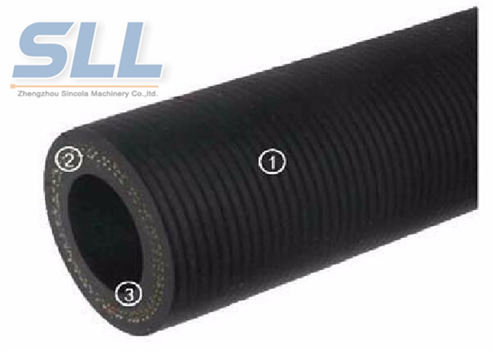 Peristaltic Concrete Pump / Flexible Tube Pump High Elastic Rubber Outer Layer
