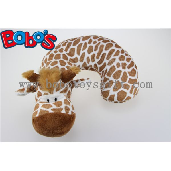 Plush Stuffed Giraffe Neck Support Soft Children Neck Pillow