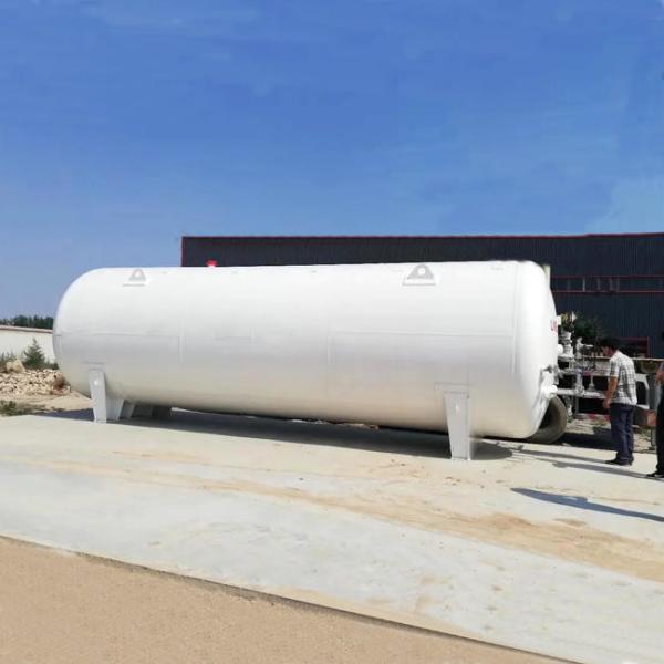 LNG Pressure Storage Tank 0.8mpa , Q345R Liquid Nitrogen Tank Storage