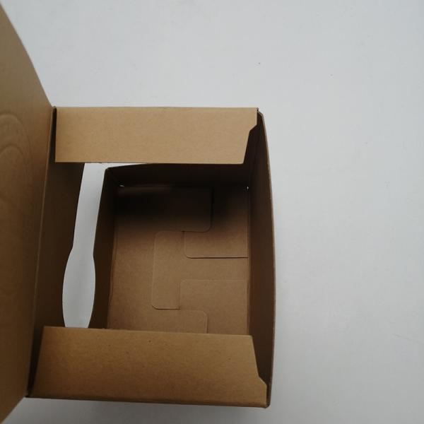 caixa de empacotamento do papel de embalagem de 700gsm Para a caixa de presente cerâmica do copo com janela