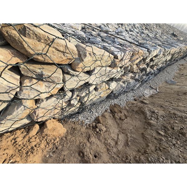 Hot Dip Galvanized Gabion Basket with Hexagonal Weaving Mesh for River Bank Protection