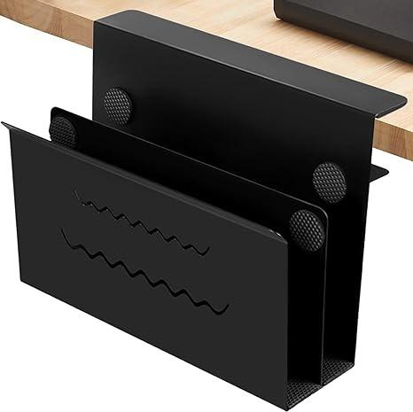 Metal Under Desk Laptop Mini PC Tablet Keyboard Storage Mount Holder No Drilling Clamp