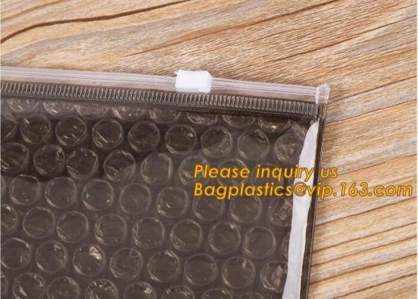 Mini small pouches k bags with slider zip plastic bags zipper bubble mailers with laser film/custom design bagease