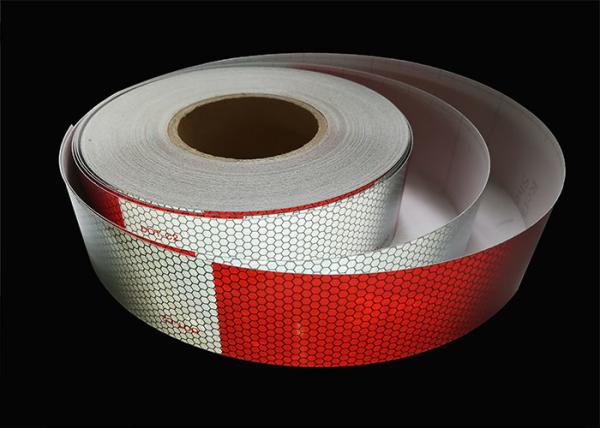 Prismatic Emergency Reflective Tape / Honeycomb Reflective Tape 5cm * 45.72m