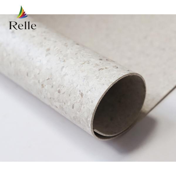 Plancher en plastique Relle de qualité hospitalière Linoleum homogène Vinyle PVC plancher Italie planche