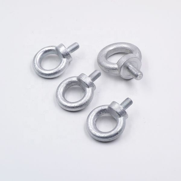 Din580 Galvanized Eye Bolt Round Carbon Steel Lifting Zinc