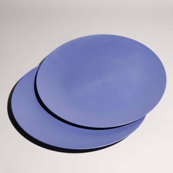 7дюймовый круглый пластиковый тарелка с настраиваемым логотипом