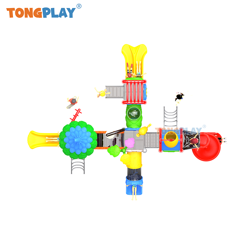 Water World Outdoor Playground Amusement Park Swimming Pool Water Park Large Plastic Water Slide for Children